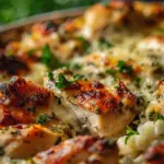 Savory Easy Low Carb Chicken Casserole