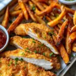 Chicken Tenders & Fries Sheet Pan Meal