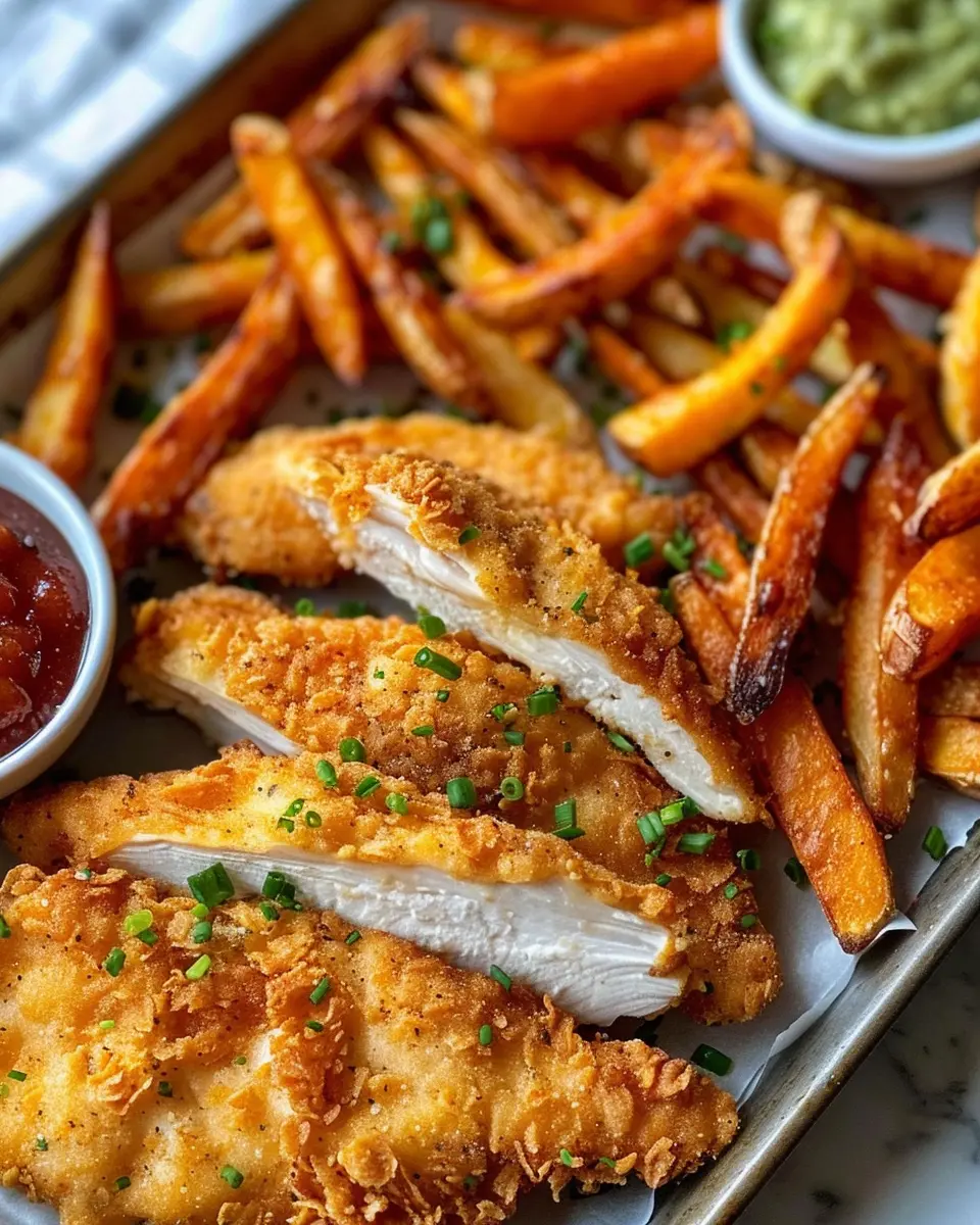 Chicken Tenders &amp; Fries: Easy Sheet Pan Meal for Busy Nights
