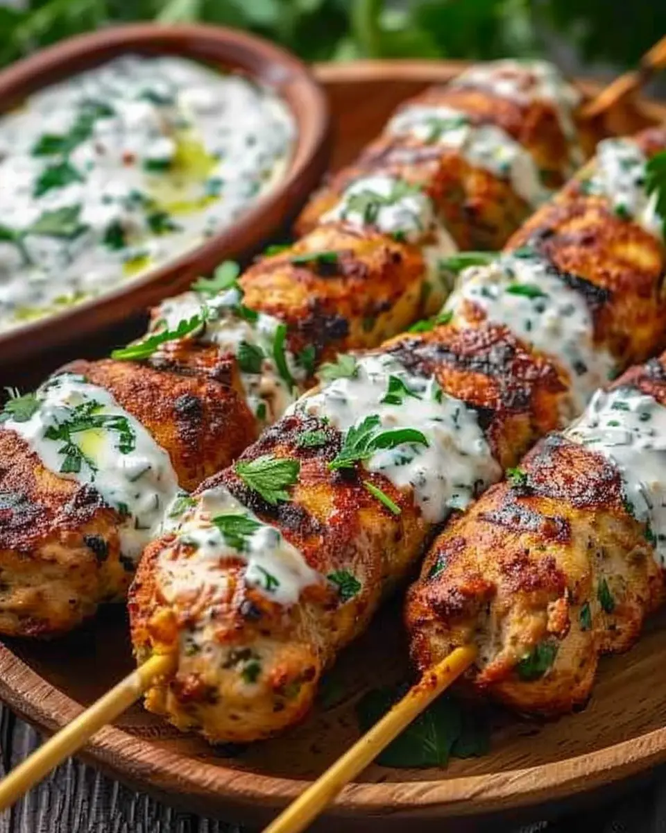 Chicken Kofta Garlic Yogurt Sauce: The Best Easy Recipe for Lovers of Homemade Food