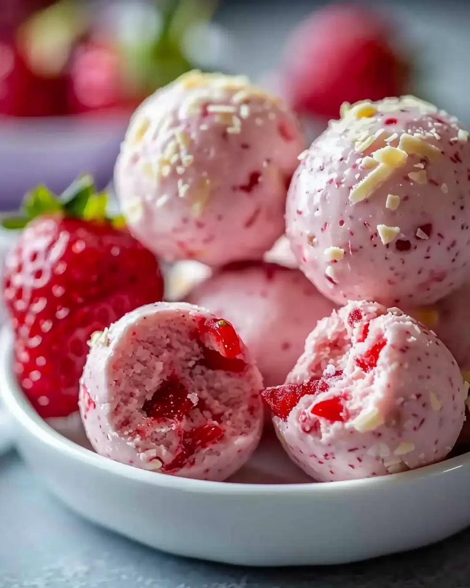 Strawberry Cheesecake Protein Balls: Easy and Indulgent Treats