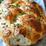 Garlic Herb Braided Bread
