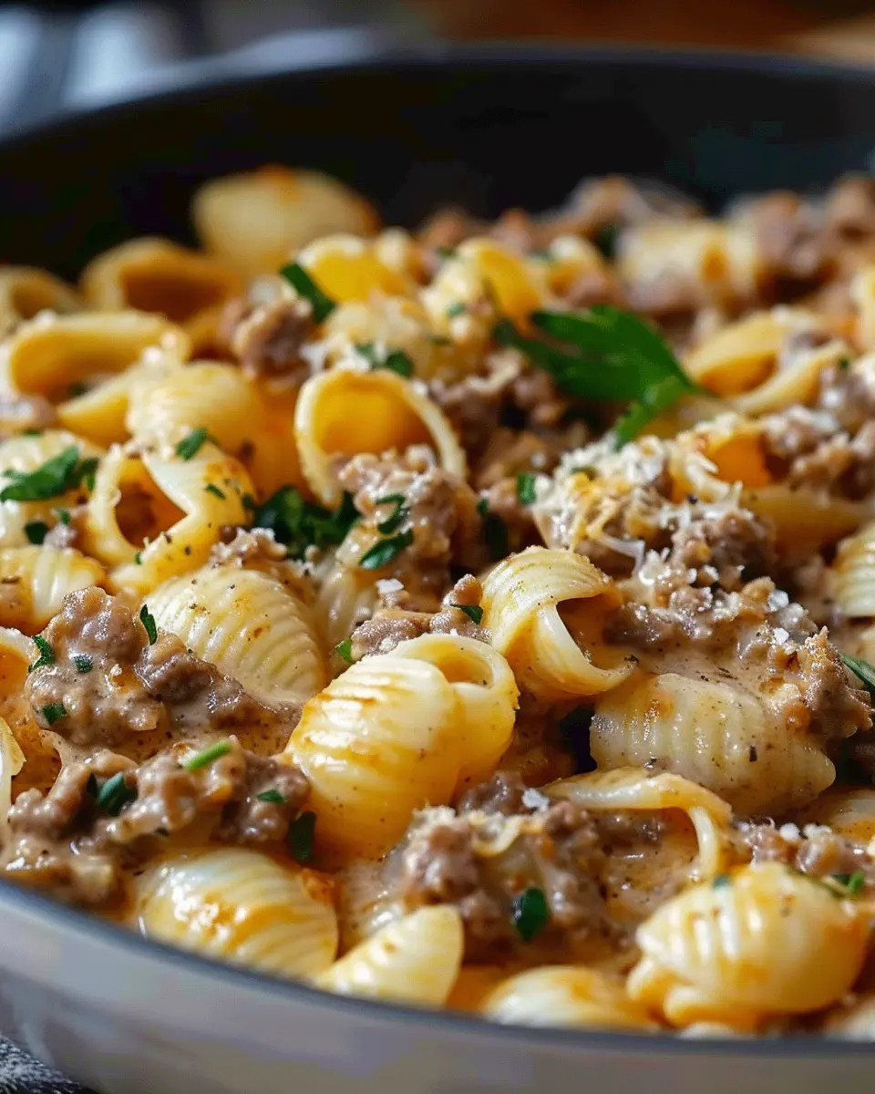 Irresistible Creamy Beef and Shells Recipe for Cozy Nights