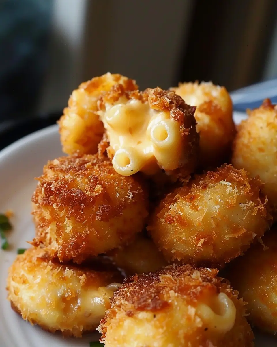 Fried Mac and Cheese Bites: Indulgent Turkey Bacon Twist