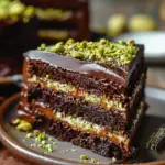Dubai Chocolate Pistachio Cake