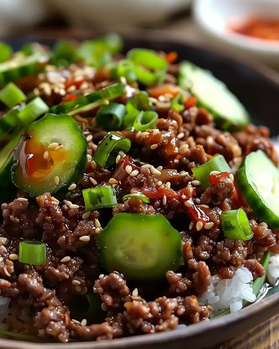 Spicy Korean Ground Beef: Easy and Flavorful Weeknight Delight