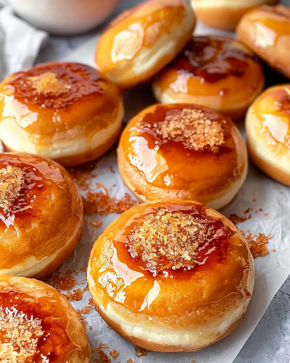 Baked Crème Brûlée Donuts: Indulgent Treats for Any Home Chef