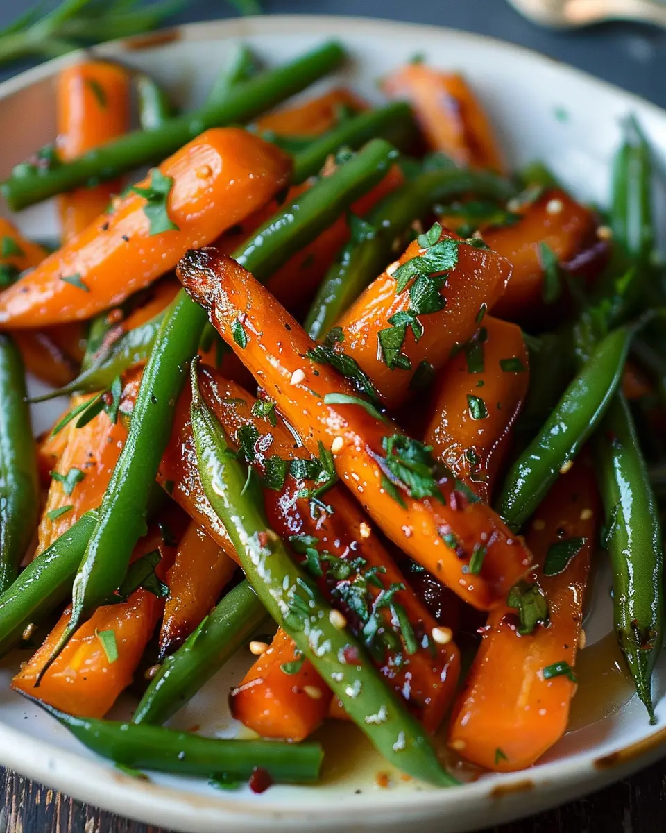 Honey Glazed Carrots Green Beans: Easy Comfort Side Dish Recipe