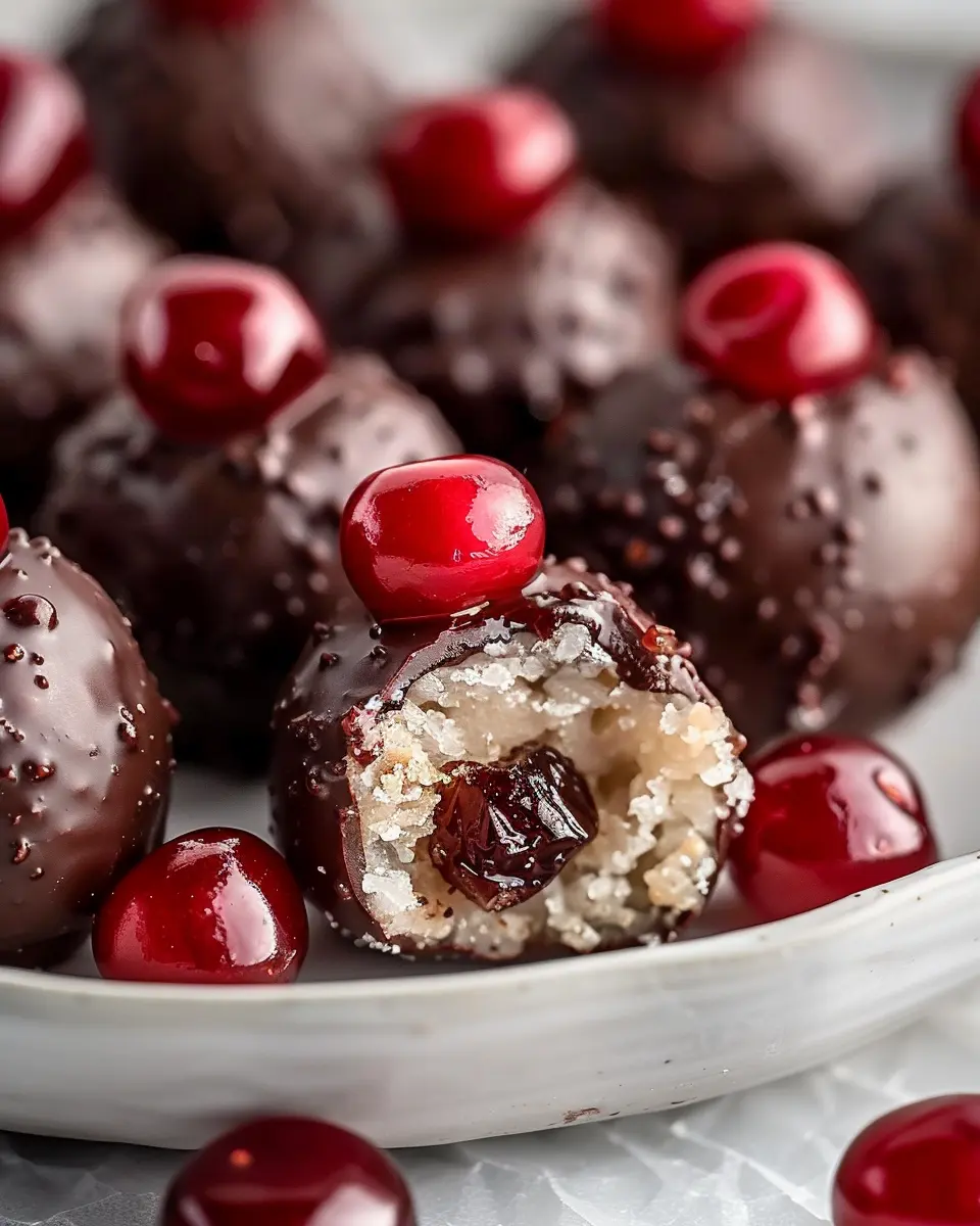 Mouthwatering Cherry Caramel Extract Balls for Indulgent Treats