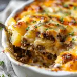 Cheesy Hamburger Potato Casserole