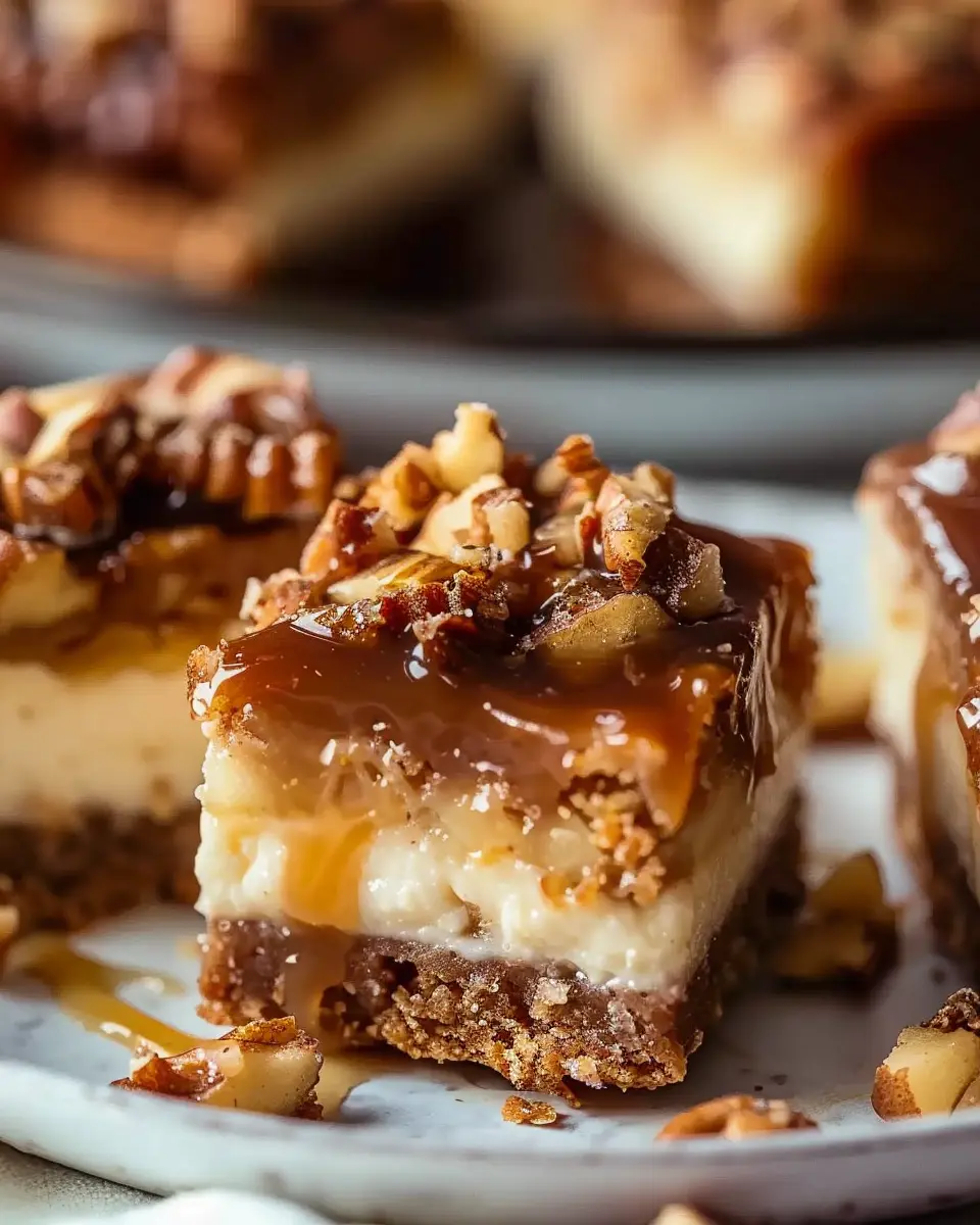 Caramel Apple Cheesecake Bars: Indulgent Treat for Fall Gatherings