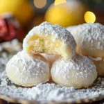 Lemon Cream Snowball Cookies