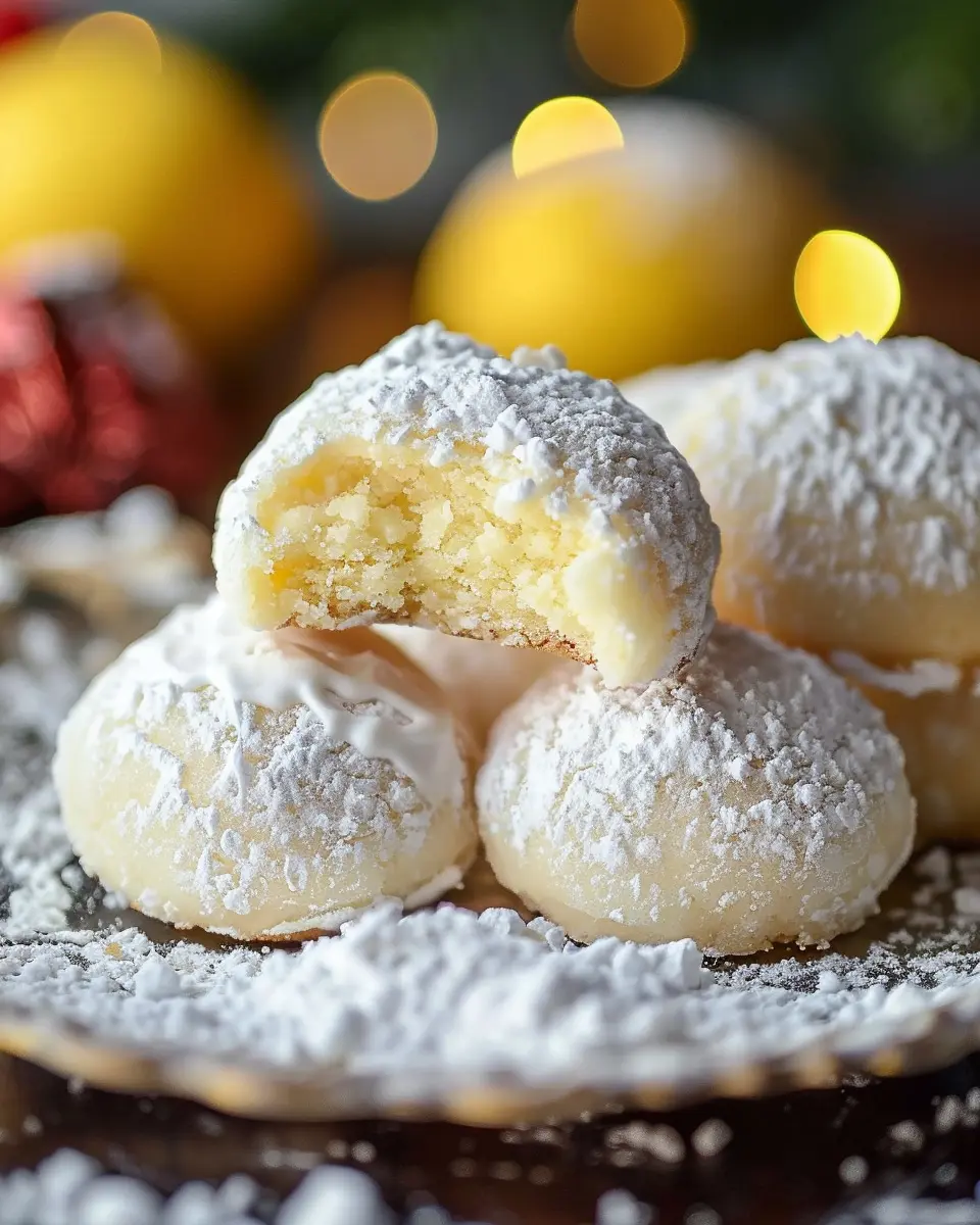 Lemon Cream Snowball Cookies: The Best Sweet Treat for Home Baking