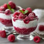 Vanilla Raspberry Chia Pudding