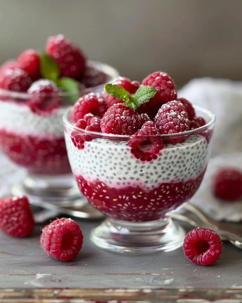 Vanilla Raspberry Chia Pudding: Easy Delight for Your Mornings
