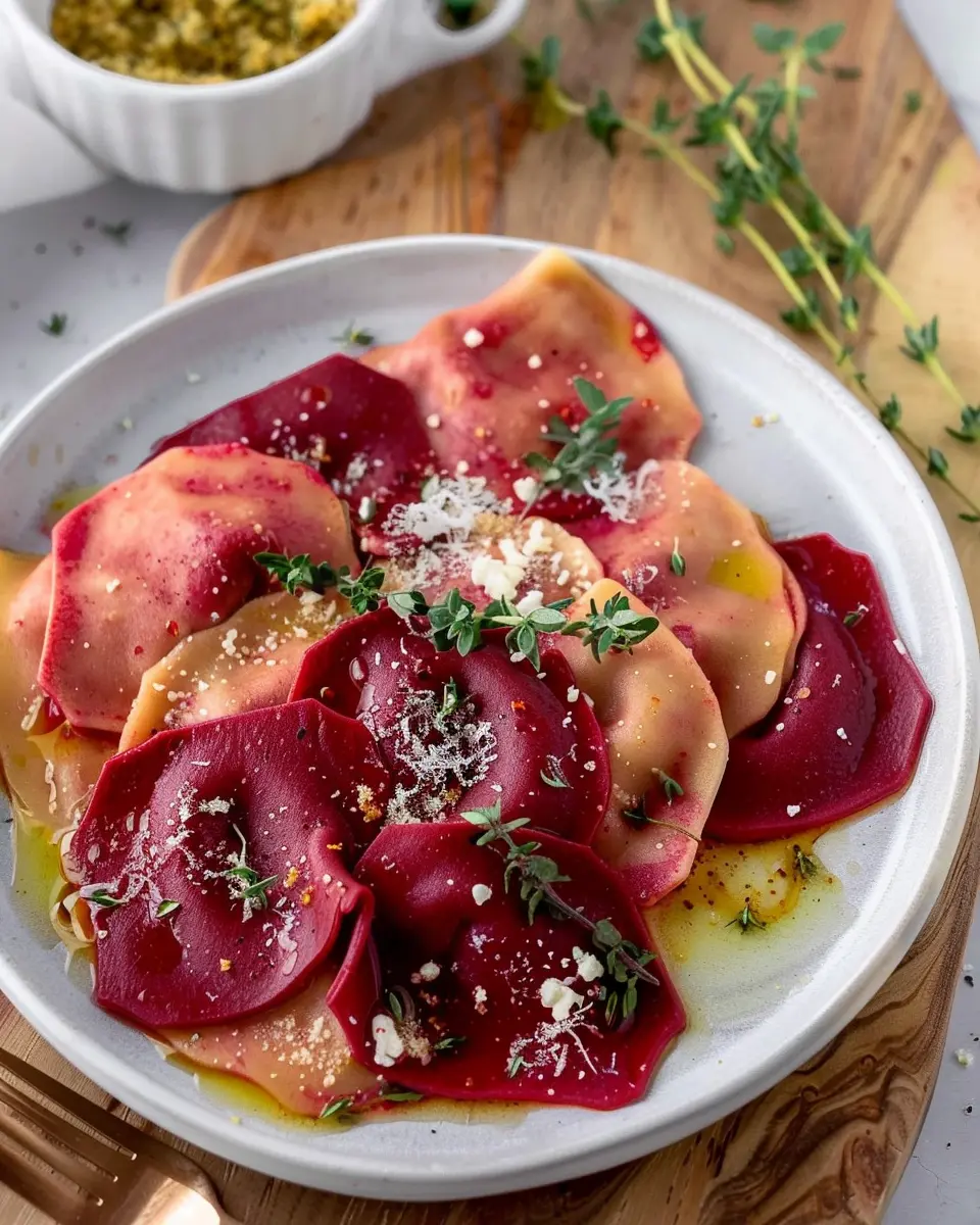 Beet Heart Ravioli: Easy Ricotta and Thyme Recipe to Impress