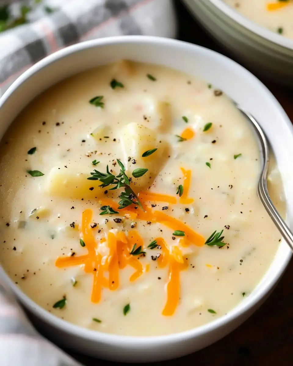 Creamy Potato Soup: The Best Comfort Food with Turkey Bacon