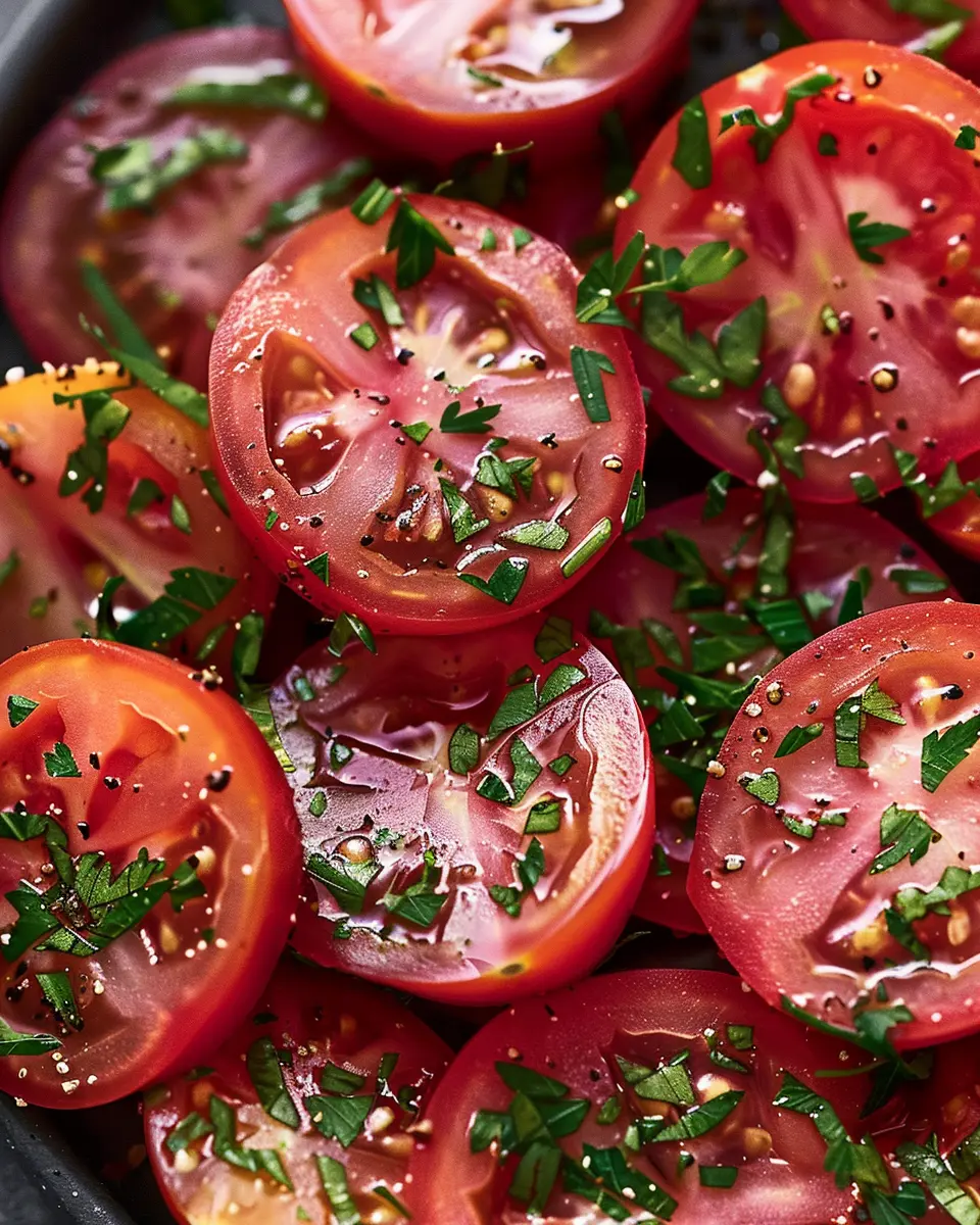 Marinated Tomatoes: Easy Recipe for Juicy Flavorful Sides