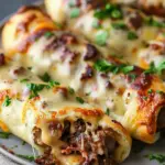 Keto Philly Cheesesteak Rolls