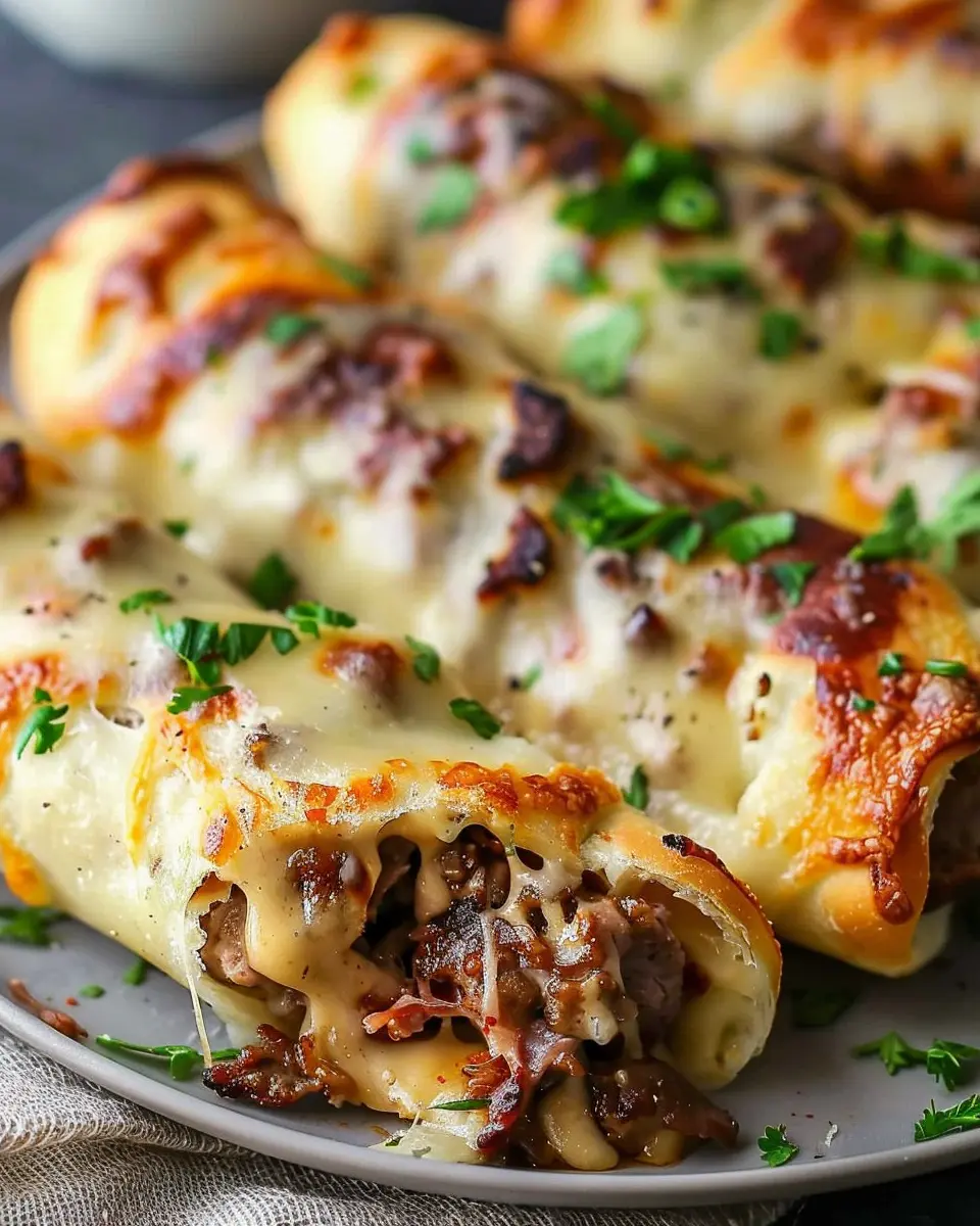 Keto Philly Cheesesteak Rolls: Easy &amp; Indulgent Turkey Bacon Twist