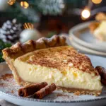 Christmas Eve Cinnamon-Vanilla Custard Pie